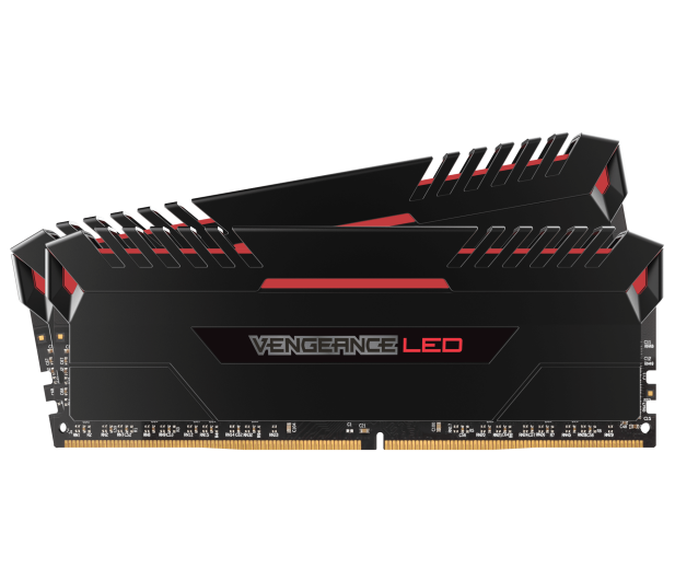 CORSAIR DDR4 Vengeance LED 16GB/3000 (2*8GB) RED LED CMU16GX4M2C3000C15R - 390111 - zdjęcie